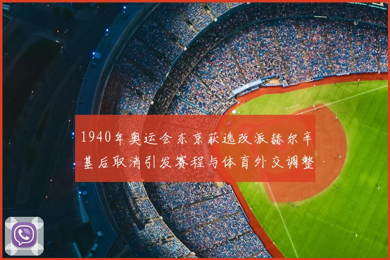 1940年奥运会东京获选改派赫尔辛基后取消引发赛程与体育外交调整